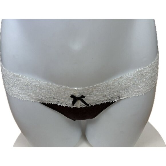 Honeydew Intimates S/M Assorted Fall Color Lace Waist Bow Thong Panties-Set of 5 - Picture 8 of 15